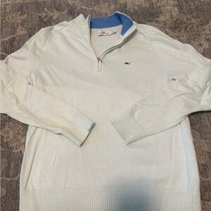 Vineyard Vines Women's Pastel Blue Zip-Up Sweater